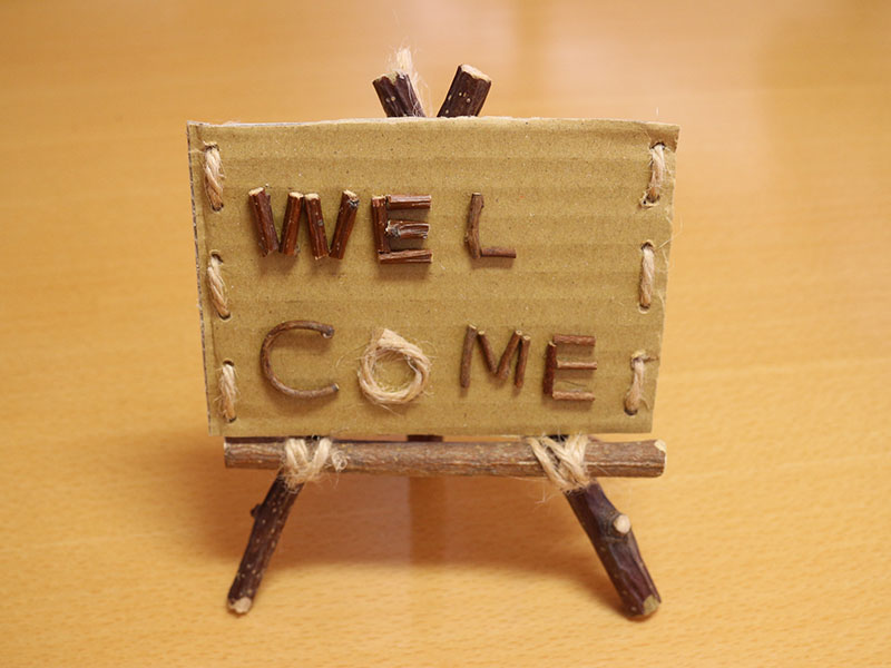 3月のもりの工作コーナー